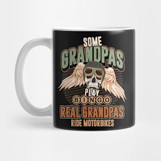 Funny Grandpa Biking Motorbike Fathers Day Biker Mug